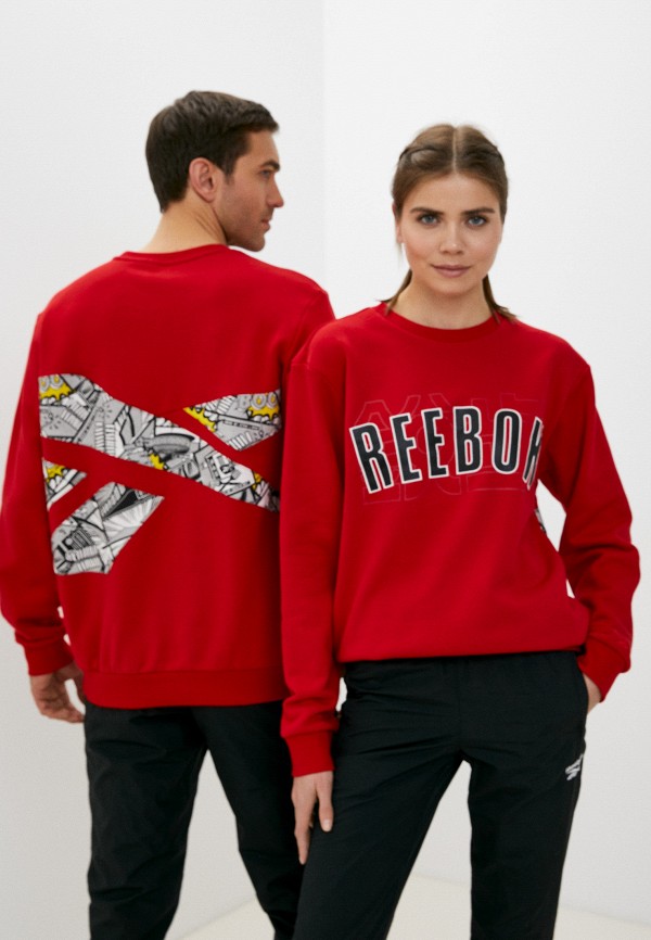 

Свитшот Reebok, Красный, CL NEW YEAR GRAPHICS SWT