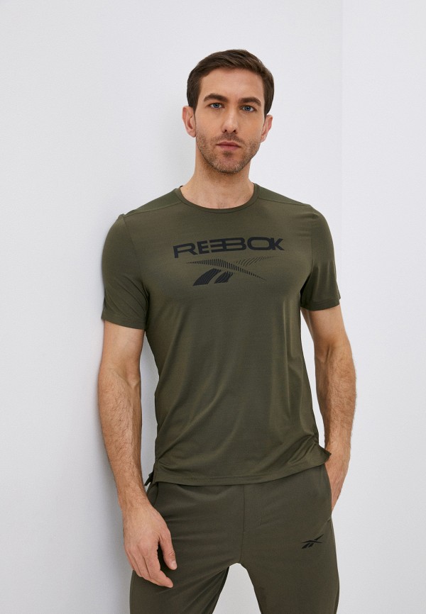 Футболка спортивная Reebok хаки HF4516 RTLABJ156201