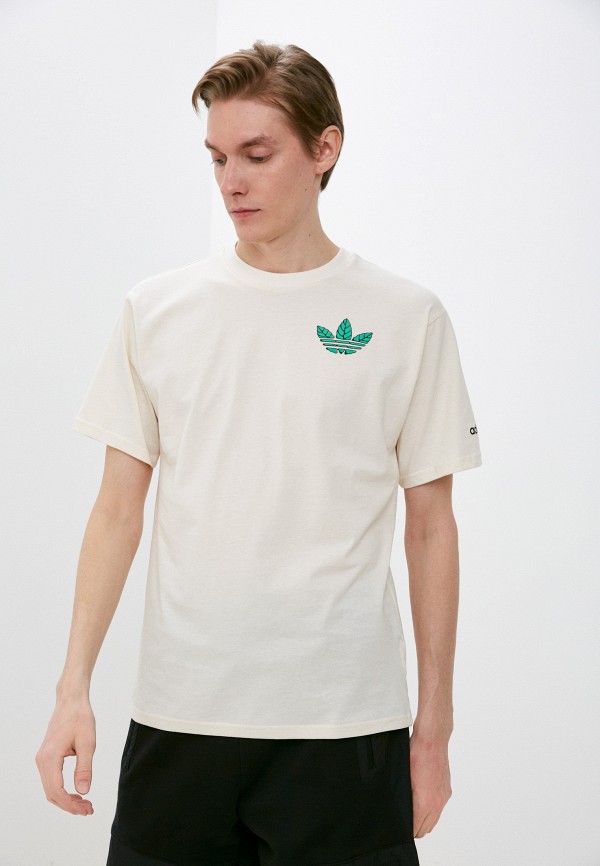 

Футболка adidas Originals, Бежевый, TREFOIL LEAVES