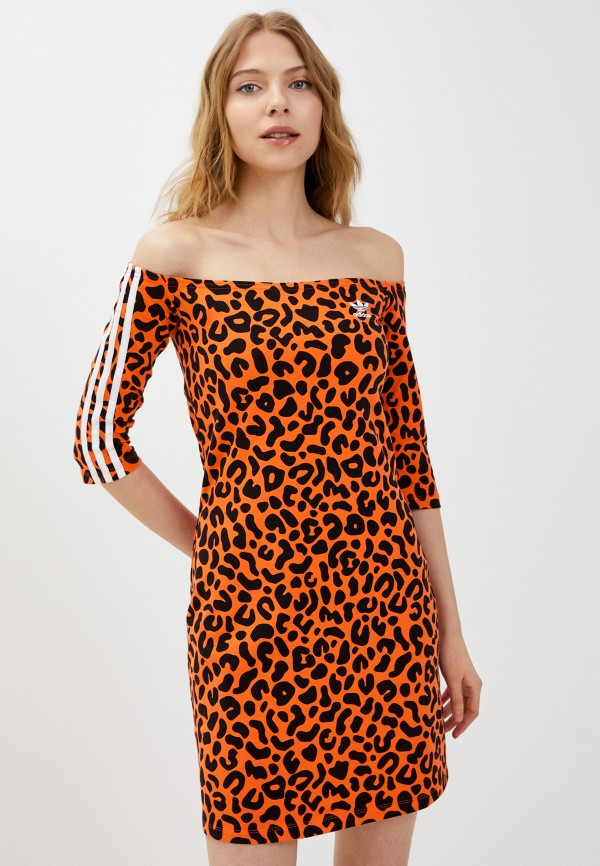 

Платье adidas Originals, Оранжевый, DRESS, adidas X RICH MNISI