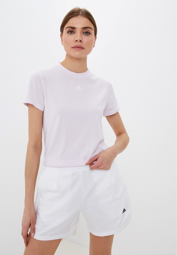 

Футболка спортивная adidas, Розовый, W SML T