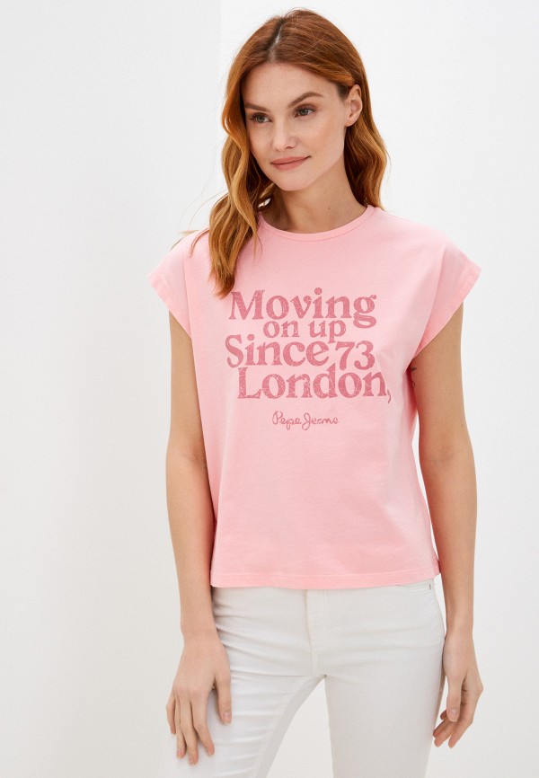 

Футболка Pepe Jeans, Розовый, ROSIE