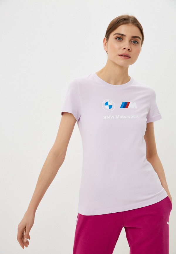 

Футболка PUMA, Фиолетовый, BMW MMS Wmn ESS Logo Tee