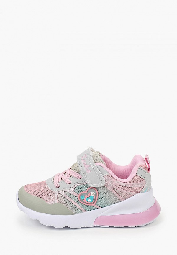 Кроссовки для девочки Kenkä KQP_2021-1_grey-pink