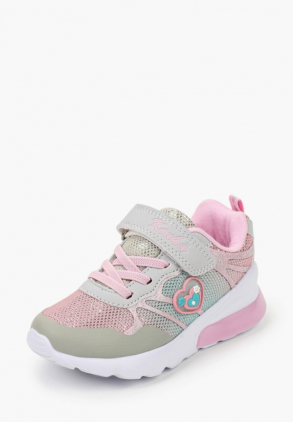Кроссовки для девочки Kenkä KQP_2021-1_grey-pink Фото 2