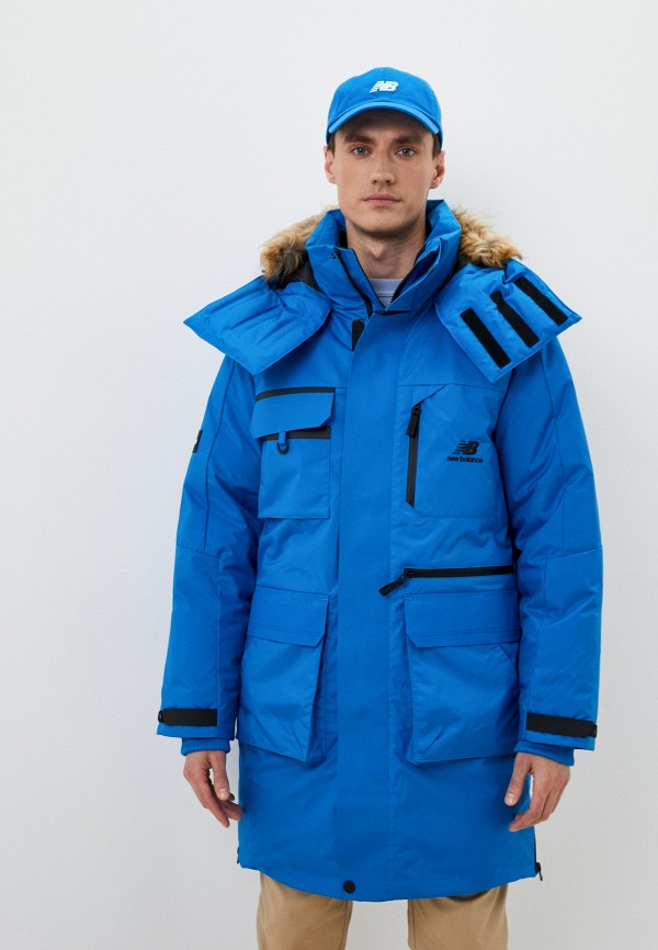

Пуховик New Balance, Синий, NB Athletics Utility Down Parka