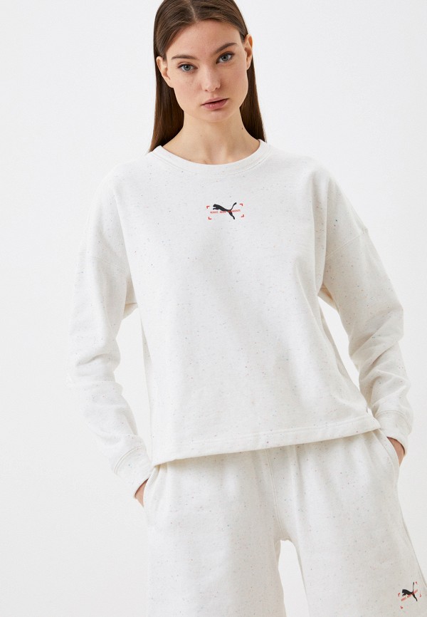 

Свитшот PUMA, Бежевый, RE:Collection Relaxed Crew TR