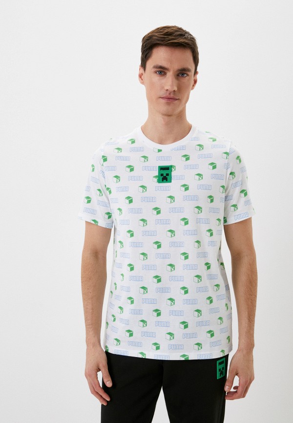 

Футболка PUMA, Белый, x MINECRAFT, AOP Tee