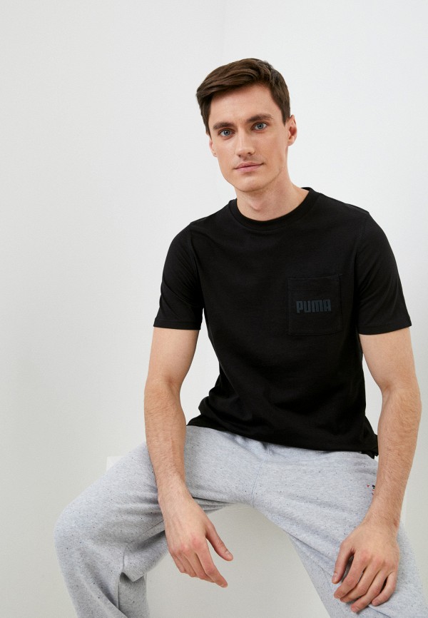 

Футболка PUMA, Черный, Modern Basics Pocket Tee