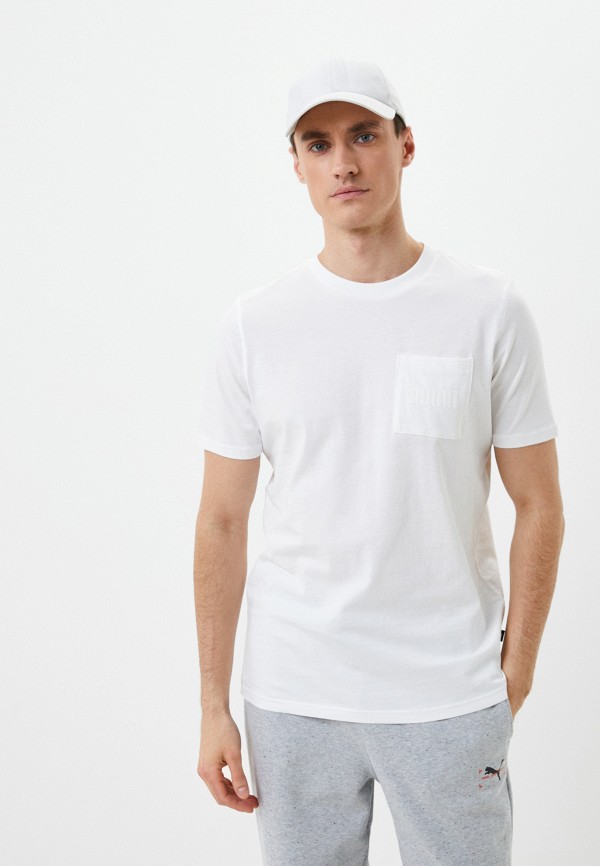 

Футболка PUMA, Белый, Modern Basics Pocket Tee