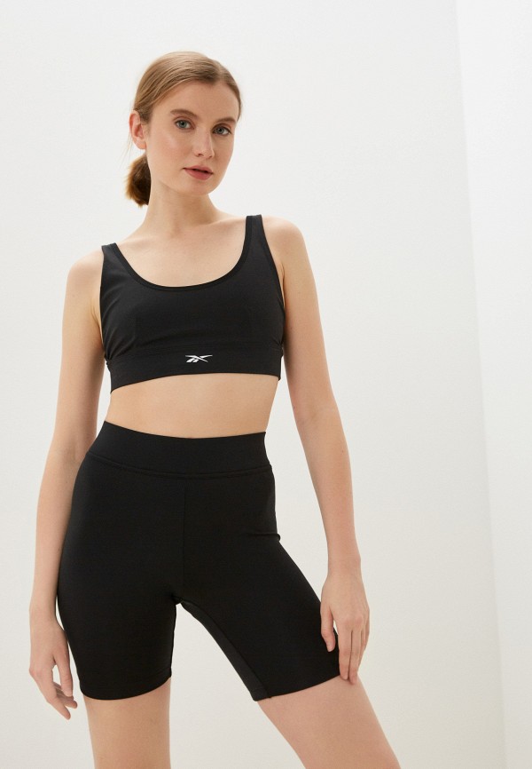 

Топ спортивный Reebok, Черный, S STRIPPED MINIMALIST BRA