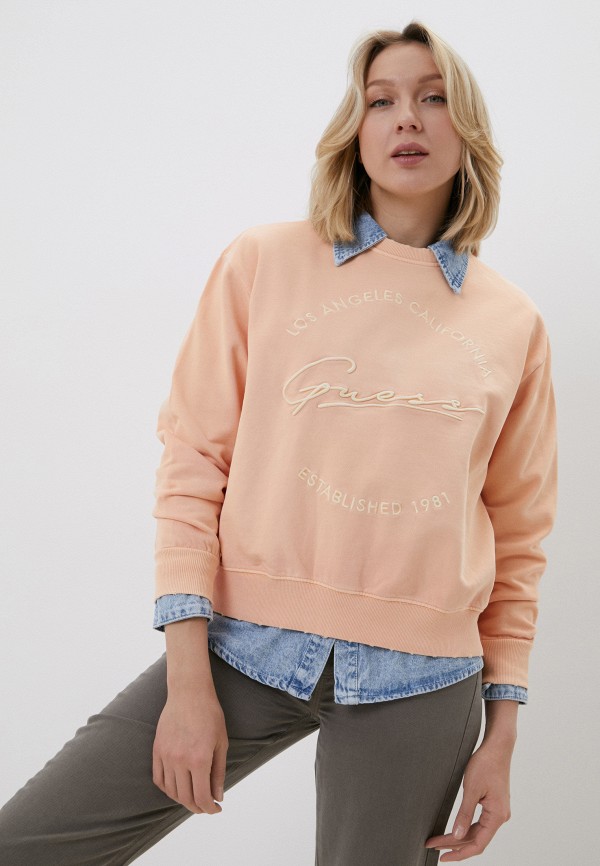 

Свитшот Guess, Коралловый