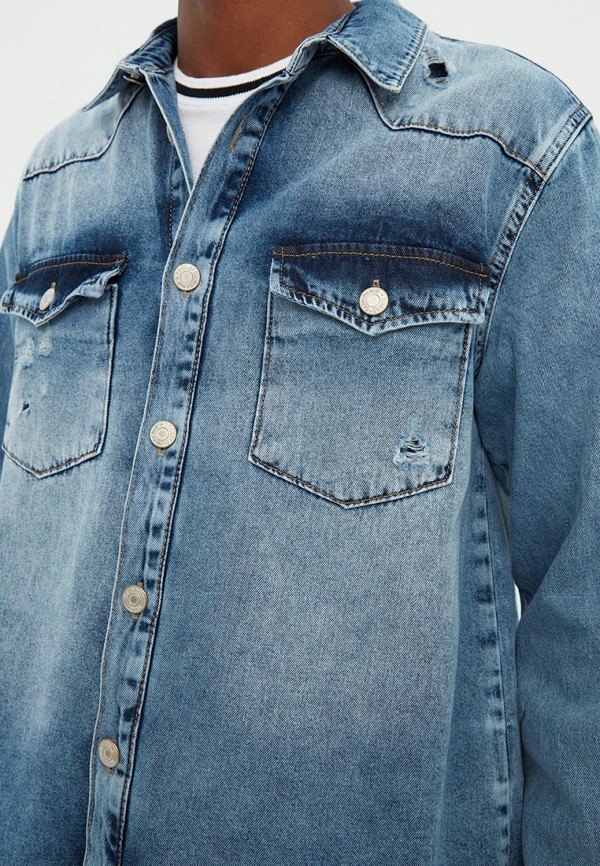фото Рубашка джинсовая trendyol