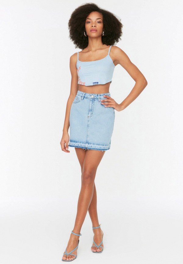 фото Юбка джинсовая trendyol