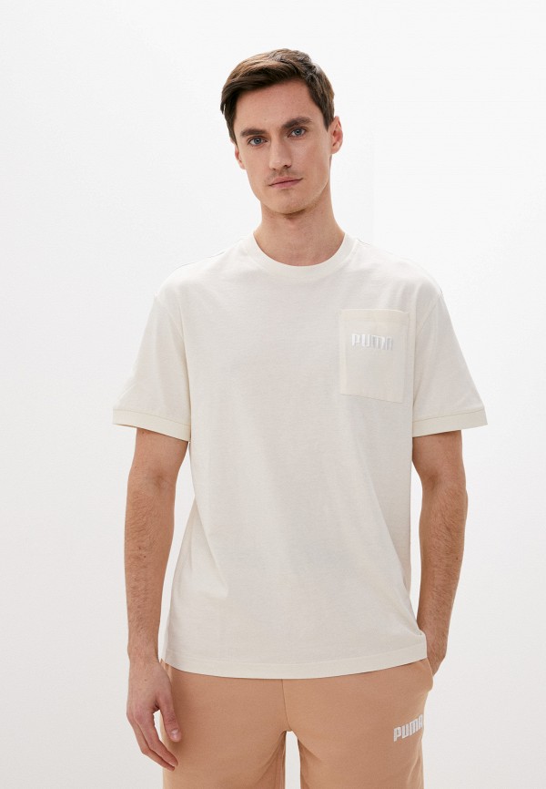 

Футболка PUMA, Бежевый, Boxy Tee