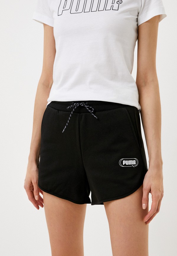 

Шорты спортивные PUMA, Черный, Rebel 4" High Waist Shorts TR