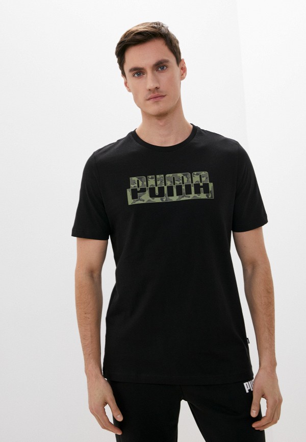 

Футболка PUMA, Черный, CORE CAMO Graphic Tee