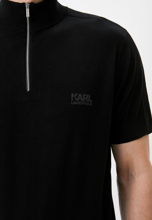 Поло Karl Lagerfeld черный 521302-655035 RTLABK082701
