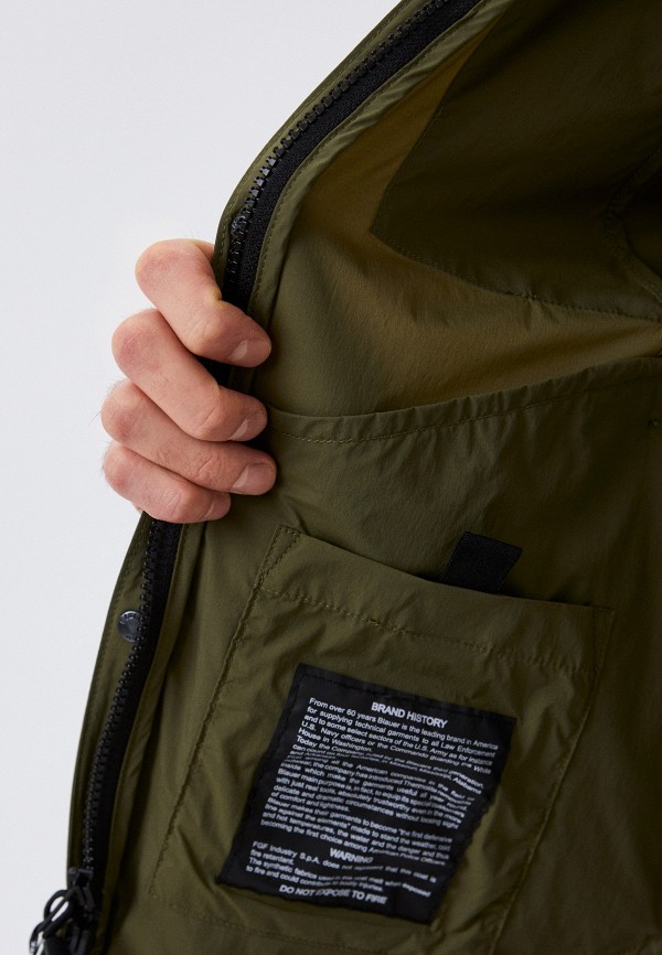 Ветровка Blauer USA хаки 22SBLUC04059 005250 RTLABK193701