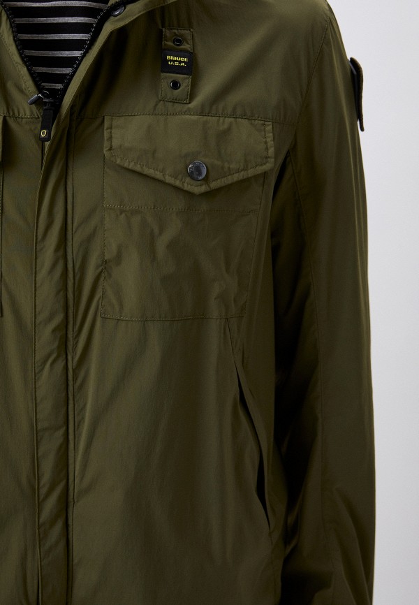 Ветровка Blauer USA хаки 22SBLUC04059 005250 RTLABK193701