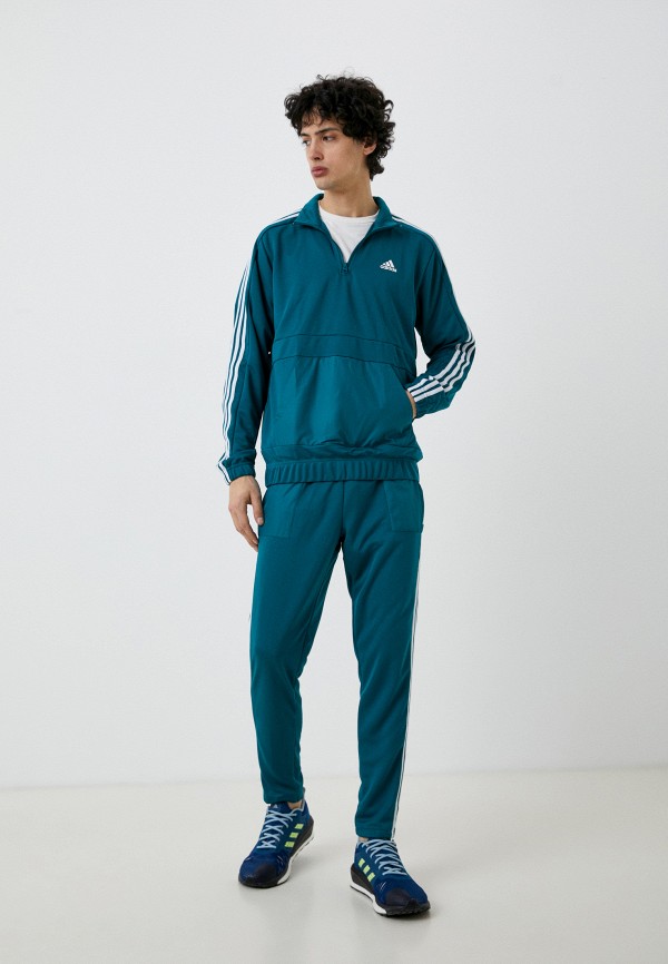 

Костюм спортивный adidas, Бирюзовый, MTS TRICOT 1/4Z