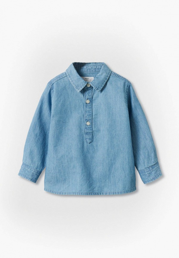 

Рубашка джинсовая Mango Kids, Голубой, ALEXB