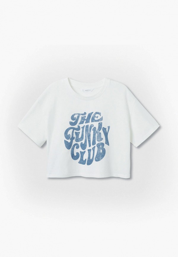 

Футболка Mango Kids, Белый, ROLLING