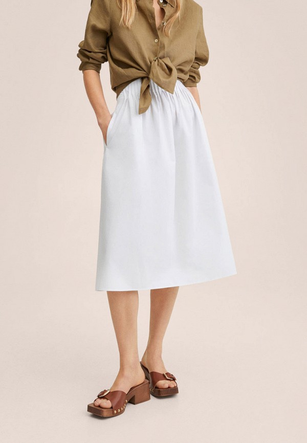 

Юбка Mango, Белый, PLEAT-H
