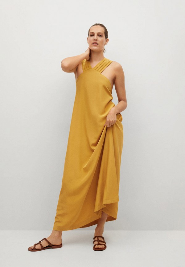 

Платье Mango, Желтый, JAZMIN-A