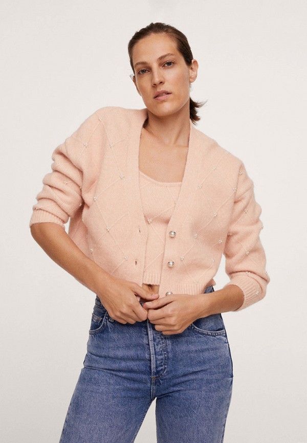 

Кардиган Mango, Розовый, TAYRONA