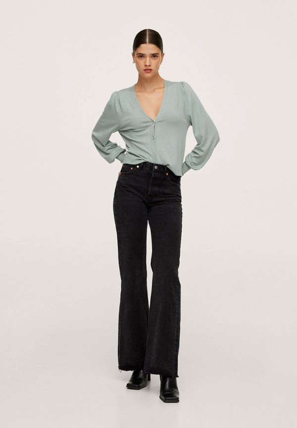 Кардиган Mango голубой, размер 38, фото 2