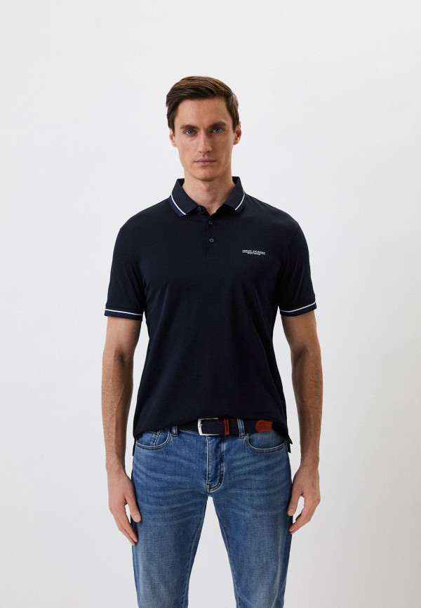 

Поло Armani Exchange, Синий