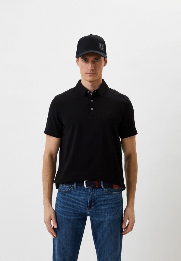 

Поло Armani Exchange, Черный