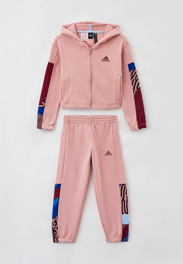 

Костюм спортивный adidas, Розовый, G AOP COTTON TS