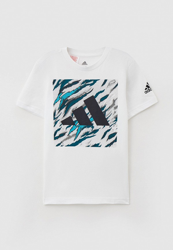 

Футболка adidas, Белый, B TGR G T