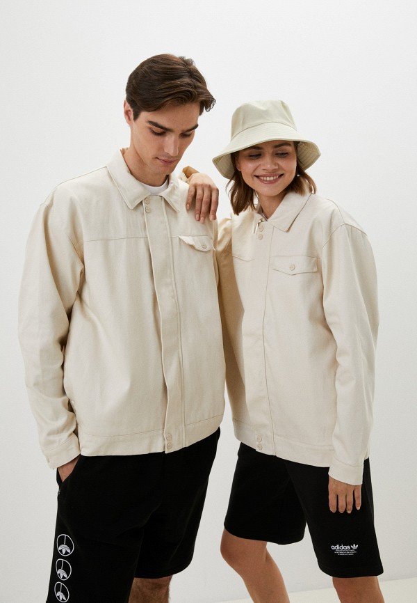 

Куртка джинсовая adidas Originals, Бежевый, UNITEFIT JACKET
