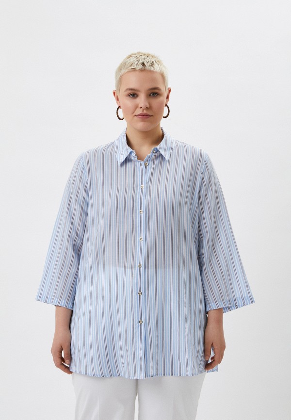 

Рубашка Persona by Marina Rinaldi, Голубой, BASCO NOW