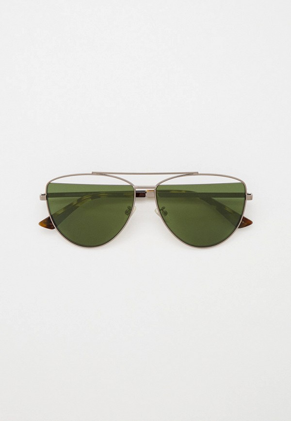 

Очки солнцезащитные McQ Alexander McQueen, Серебряный, MQ0157S 005