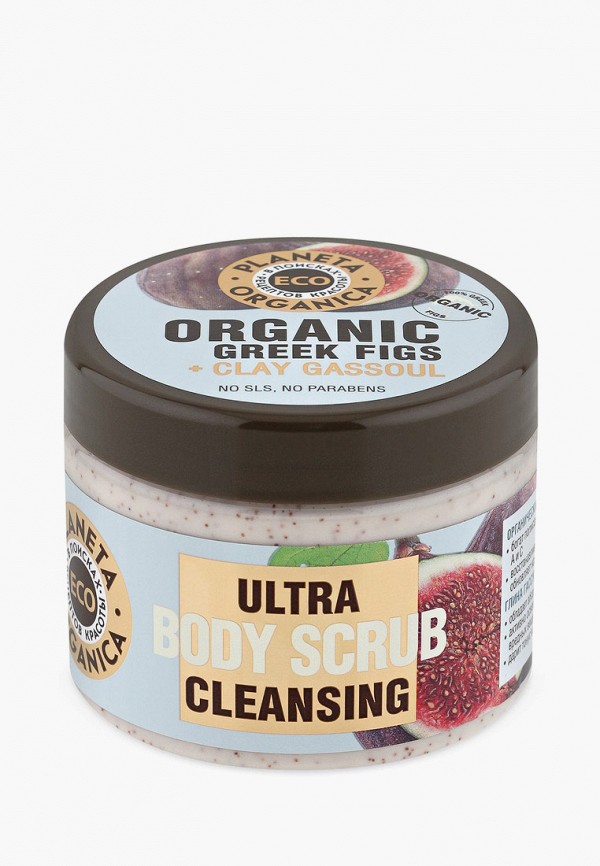

Скраб для тела Planeta Organica, Прозрачный, ECO Organic greek figs/ Очищающий, 300 мл
