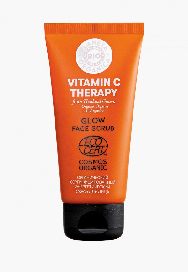 

Скраб для лица Planeta Organica, Прозрачный, BIO Vitamin C Therapy Энергетический, 50 мл