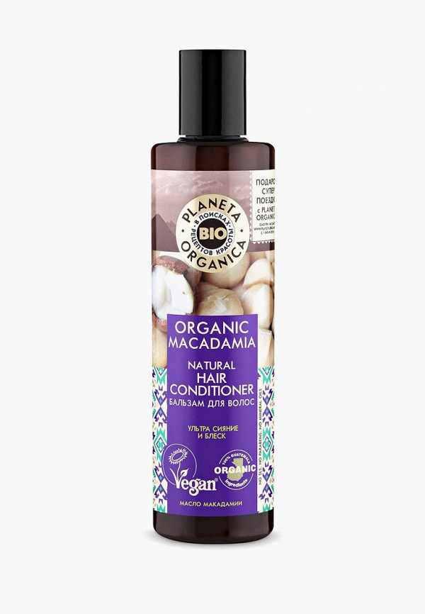 

Бальзам для волос Planeta Organica, Прозрачный, Organic macadamia, 280 мл