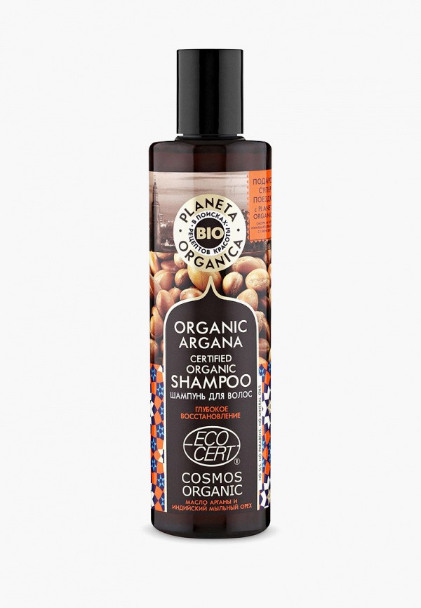 

Шампунь Planeta Organica, Прозрачный, Organic argana, 280 мл
