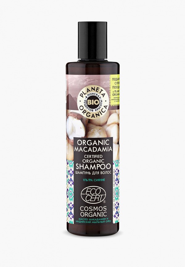 

Шампунь Planeta Organica, Прозрачный, Organic macadamia, 280 мл