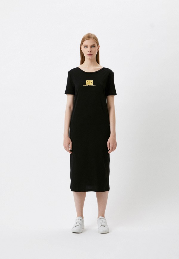 Платье Armani Exchange черного цвета