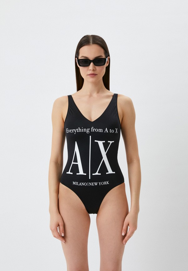 Купальник Armani Exchange черный 943044 2R606 RTLABK921101