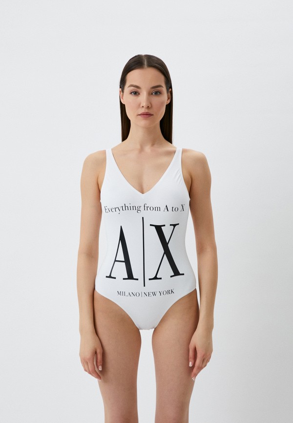 Купальник Armani Exchange белый 943044 2R606 RTLABK921501