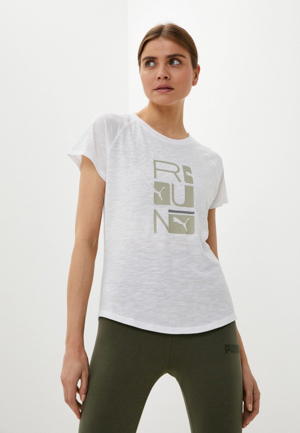 

Футболка PUMA, Белый, RUN 5K LOGO SS TEE W
