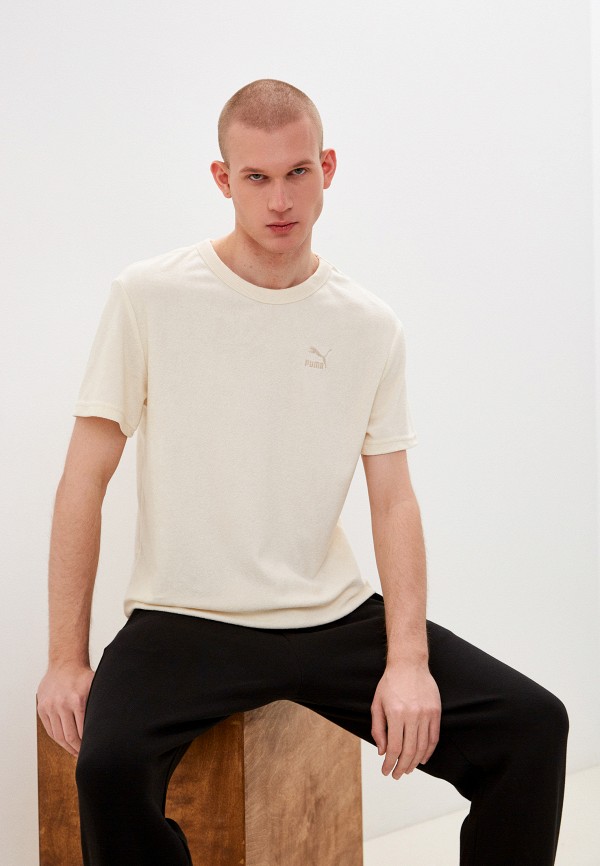 

Футболка PUMA, Бежевый, Classics Toweling Tee