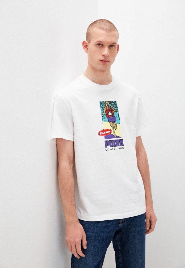 

Футболка PUMA, Белый, PUMA x BUTTER GOODS Graphic Tee