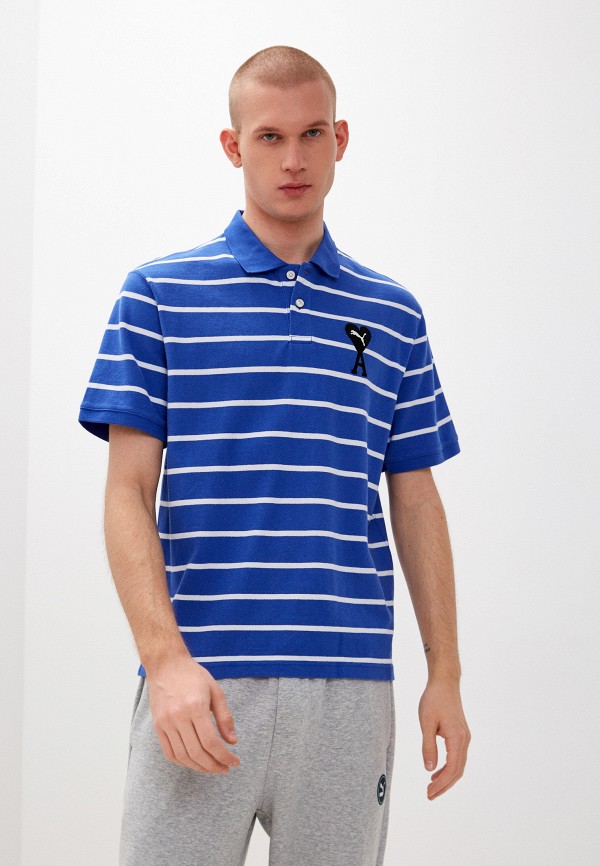 

Поло PUMA, Синий, x AMI Polo